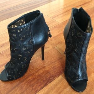 Rebecca Minkoff open toe booties size 7